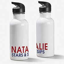 Personalized Water Bottles - Add Any Name - 18555