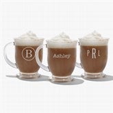 Personalized Glass Coffee Mugs - Classic Celebrations - 18563