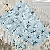 Baby Boy Name Personalized Baby Blankets - 18581