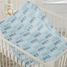 Baby Boy Name Personalized Baby Blankets - 18581