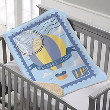 Personalized Special Delivery Baby Sherpa Blanket - 18586