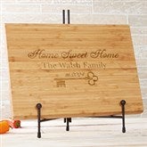 Personalized Bamboo Cutting Board - Key To Our Home - 18593