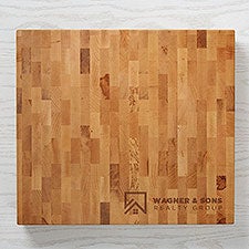 Personalized Business Logo Butcher Block Cutting Boards - 18604