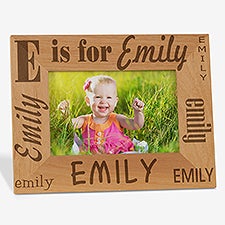 Personalized Picture Frame for Kids - Alphabet Name Design - 1862