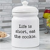Kitchen Expressions Personalized Cookie Jar - 18638