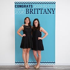 Personalized Photo Backdrop - Graduation Party - 18658