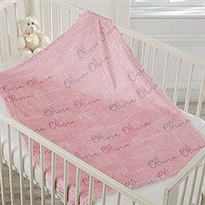 Baby Girl Name Personalized Baby Blankets - 18669