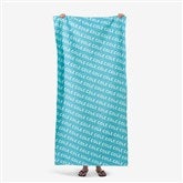 Personalized Beach Towels for Kids - Repeating Name - 18671