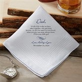 Personalized Wedding Handkerchief - Father of the Bride - 18683