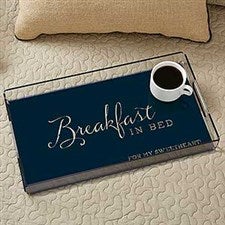 Personalized Acrylic Serving Tray - Typography Quotes - 18693