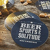 Personalized Paper Coasters - Add Any Text - 18708