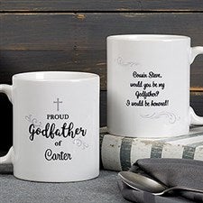 Personalized Godparents Coffee Mugs - Godfather  Godmother - 18713