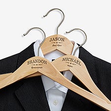 Custom Engraved Wood Hangers - Wedding Party - 18733