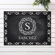 Custom Monogram Doormats - Circle  Vine - 18744