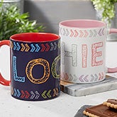 Personalized Kids Mugs - Stencil Name - 18752