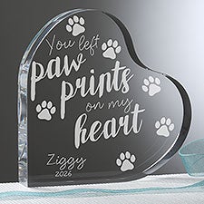 Personalized Pet Memorial Heart Keepsakes - 18794