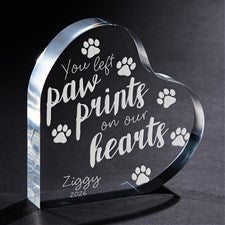 Personalized Pet Memorial Heart Keepsakes - 18794