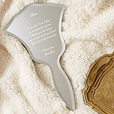 Custom Engraved Handheld Mirror - Add Any Text - 18815