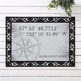 Personalized Doormats - Latitude & Longitude - 18831