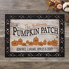 Personalized Halloween Doormats - Pumpkin Patch - 18833