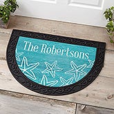 Beach House Personalized Half Round Doormat - 18839