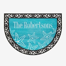 Beach House Personalized Half Round Doormat - 18839
