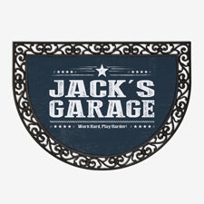 Personalized Half Round Doormat for Him - 18842