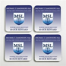 MSL Legal Custom Logo Coaster Set - 18846