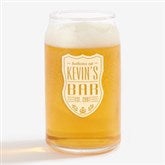 Beer Can Glasses - Custom Engraved Beer Label - 18870