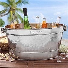 Personalized Stainless Steel Beverage Tub - Classic Party - 18882