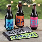 Personalized Coozies  Can & Bottle Wraps - Bold Name - 18884