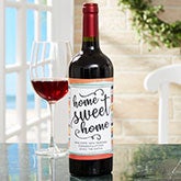 New Home Personalized Wine Bottle Labels - 18905