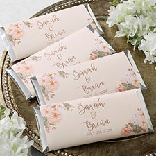 Personalized Candy Bar Wrappers - Modern Floral - 18917
