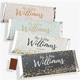 Sparkling Love Personalized Candy Bar Wrappers - 18920