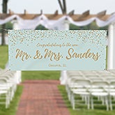 Personalized Wedding Banner - Sparking Love - 18923