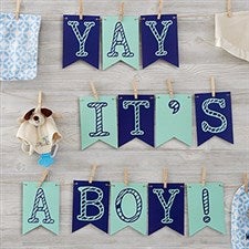 Personalized Baby Bunting Banner - 18934