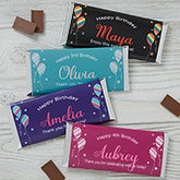 Personalized Candy Bar Wrappers - Birthday Girl - 18941
