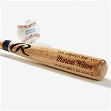 Personalized Rawlings Baseball Bat - Father of the Year - 18951