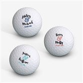 Personalized Golf Balls - Wedding Gift - 18968
