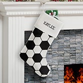 Personalized Soccer Ball Christmas Stockings - 19008