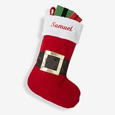 Personalized Christmas Stockings - Santa Belt - 19011