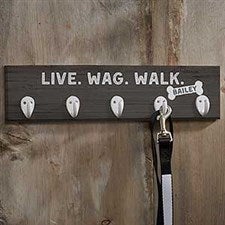 Personalized Dog Leash Hook - Farmhouse Style - 19049