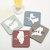 Personalized Coasters - State Pride - 19069