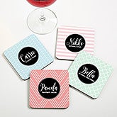 Personalized Name Meaning Coasters - 19070
