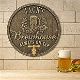 Personalized Plaque - Oak Barrel Brew Pub Sign - 19076D