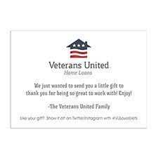 Veterans United Personalized Greeting Card - 19086