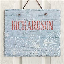 Coastal Home Personalized Slate Plaques - 19116