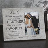Personalized Wedding Picture Frame For Dad - 19138