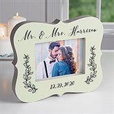 Personalized Block Picture Frame - Wedded Bliss - 19145