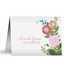 Personalized Note Cards - Modern Botanical - 19216